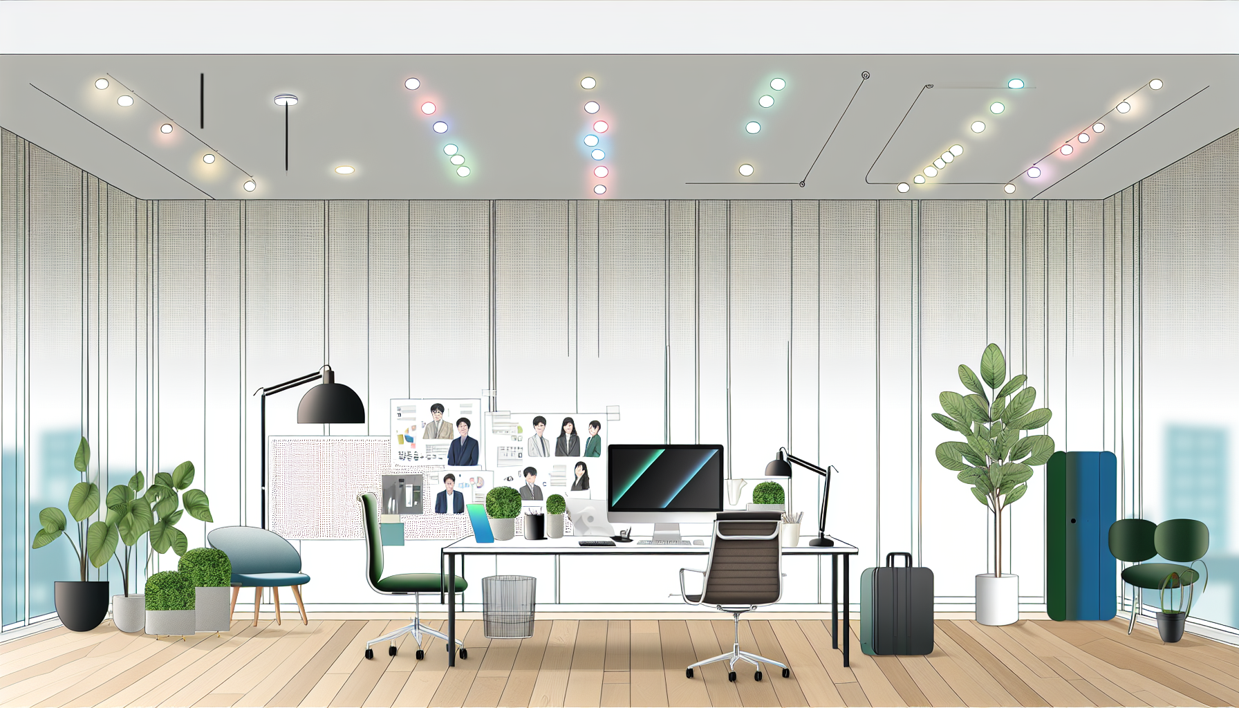 modern workspace