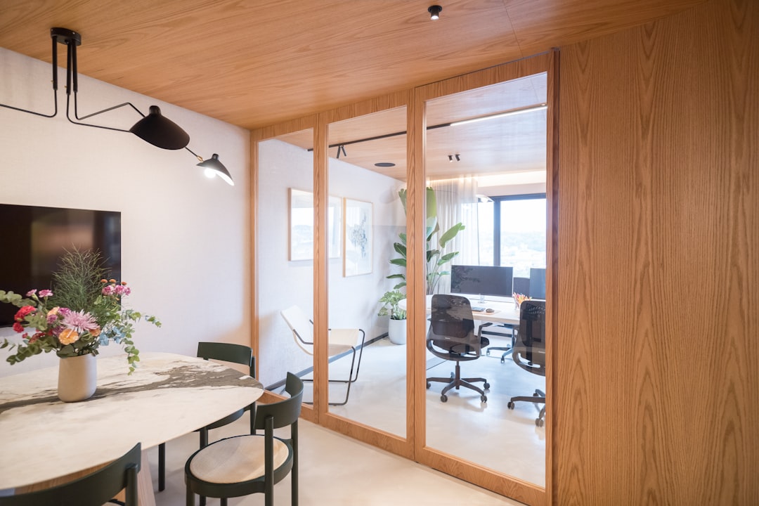 office worker professional workspace